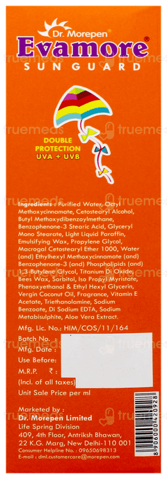 Evamore Sun Guard Spf 50 Sun Screen Lotion 100Ml